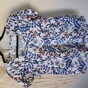 3/$18 LOFT Floral Tee